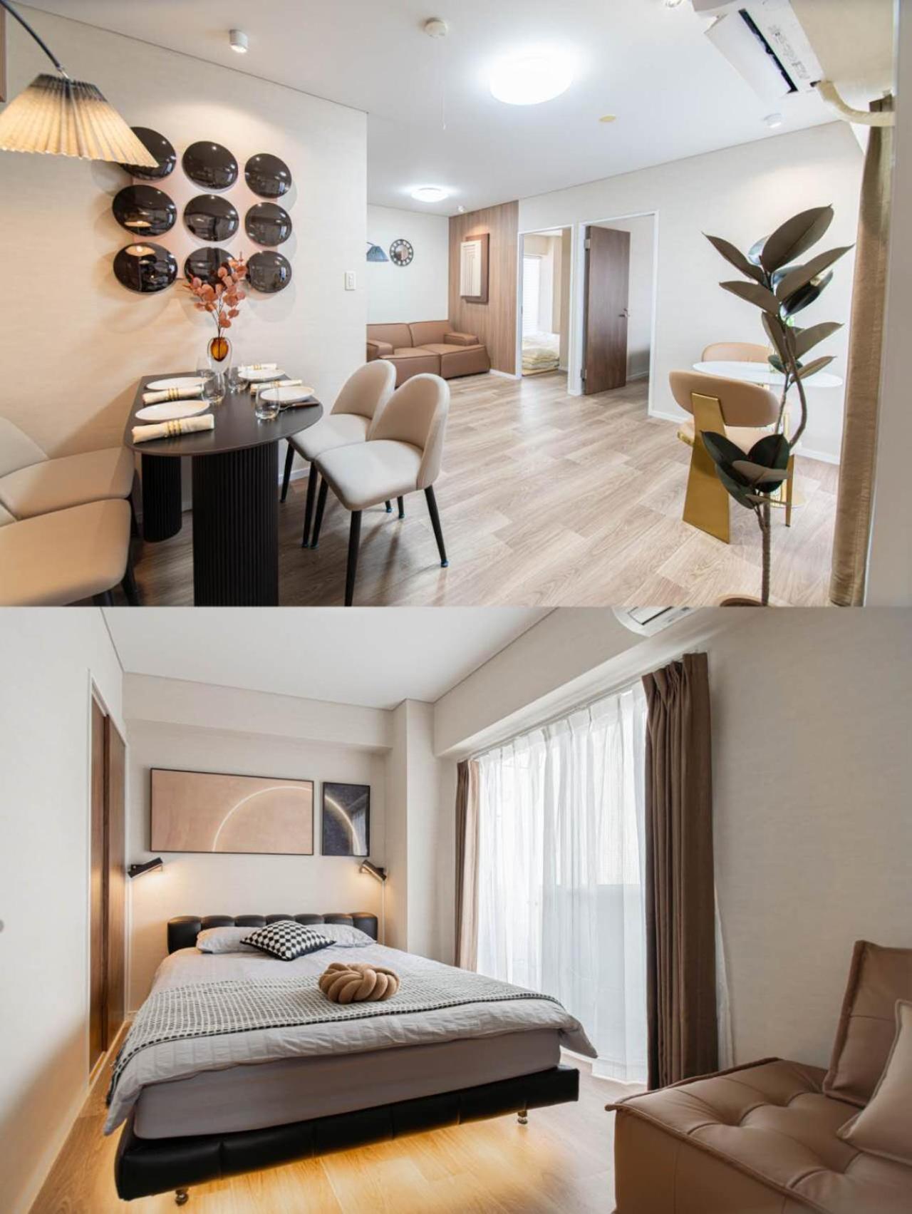 Appartement Z7全新装修套房3室2厅 新宿2站4分钟,max 8p-spacious,3rooms Near Shinjuku